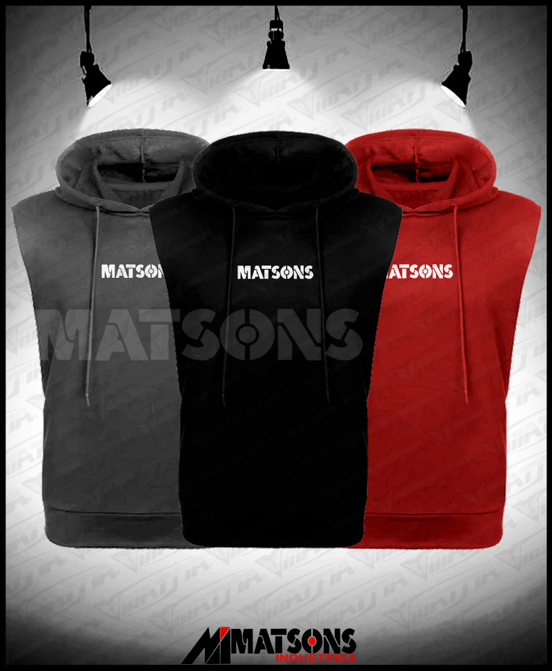Gym Sleeveless Hoodies (Men) Matsons Industries